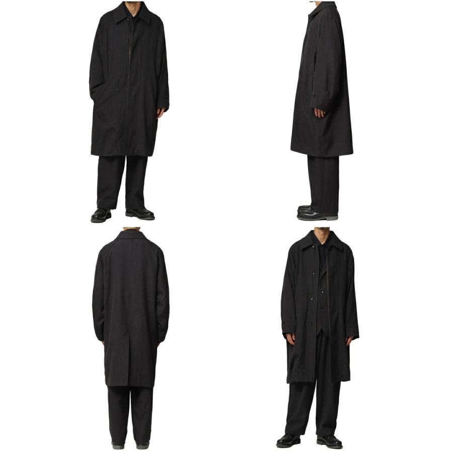 marka / マーカ ： RAGLAN SLEEVES COAT - tumbled wool serge