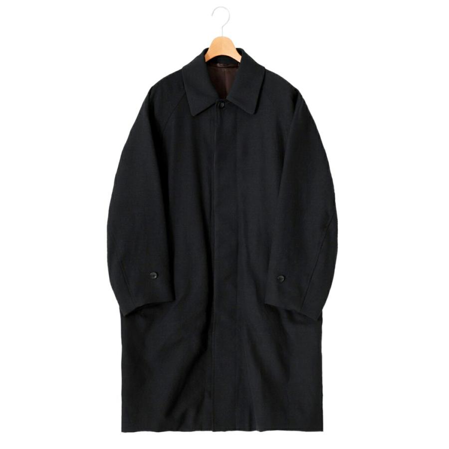 marka / マーカ ： RAGLAN SLEEVES COAT - tumbled wool serge