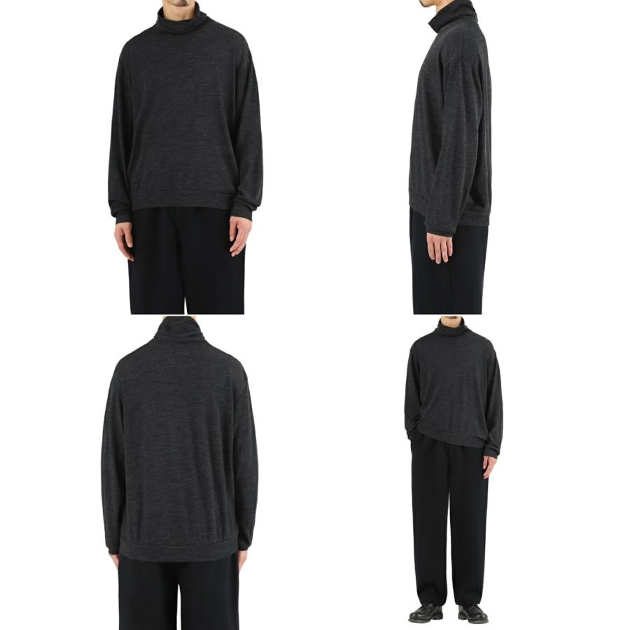 marka / マーカ ： TURTLE NECK - sp120's wool cotton knit 全2色