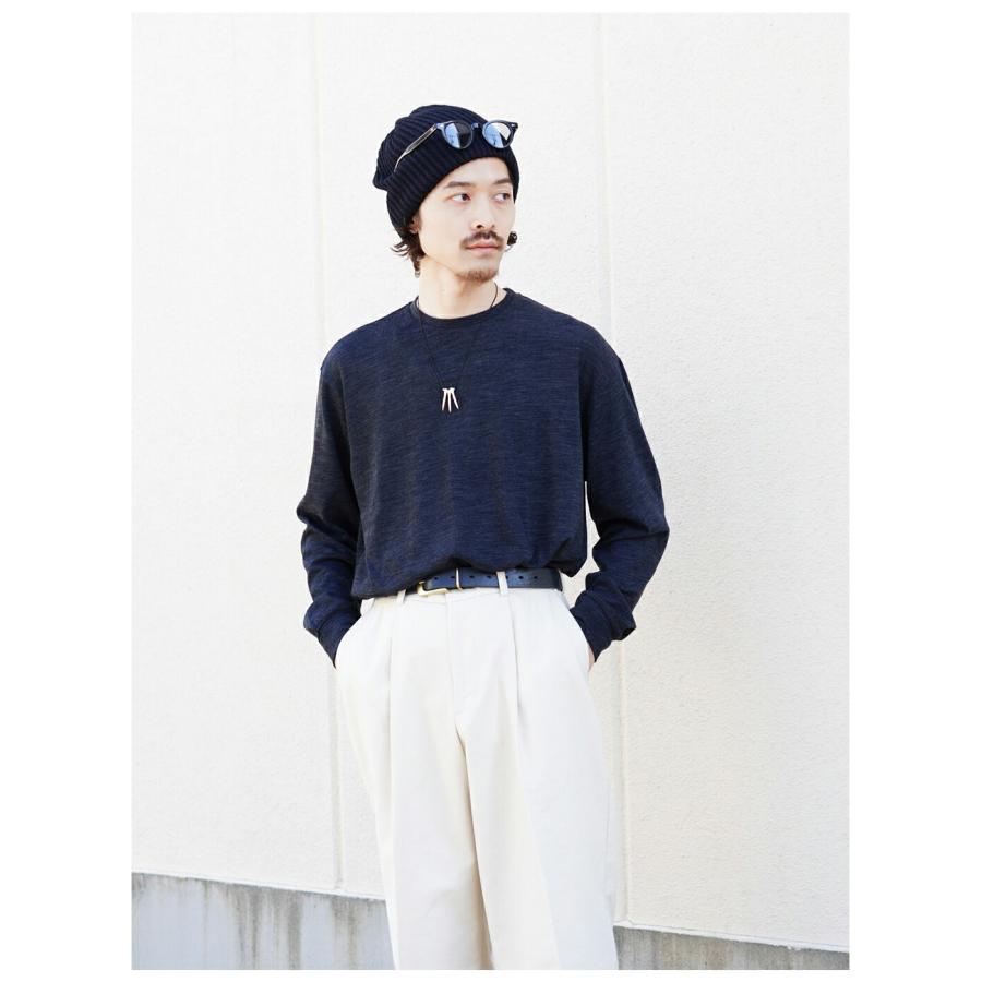 marka 【15%OFF】marka / マーカ ： CREW NECK - sp120's wool