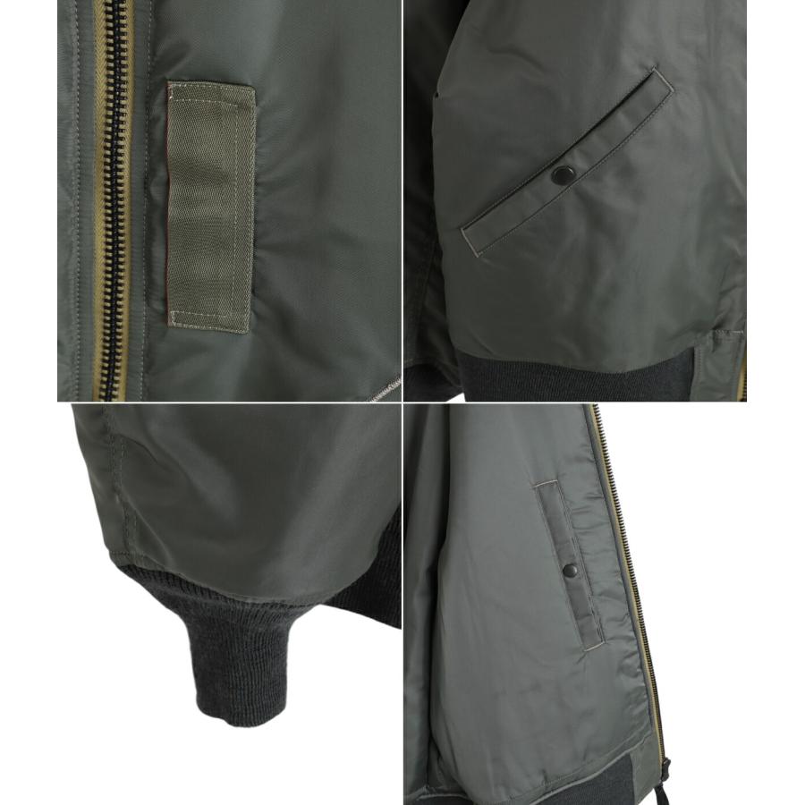 marka ブルゾン marka / マーカ ： MA-1 - nylon twill 全2色 M24C-18BL02C