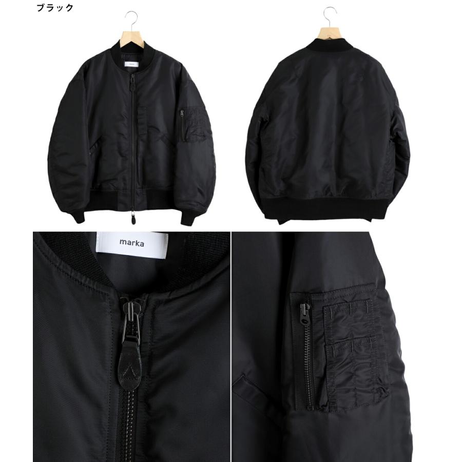 marka RECYCLE NYLON TWILL L-2B ブラック MA-1 ナイロンツイル / MA-1, Black – MARKAWARE