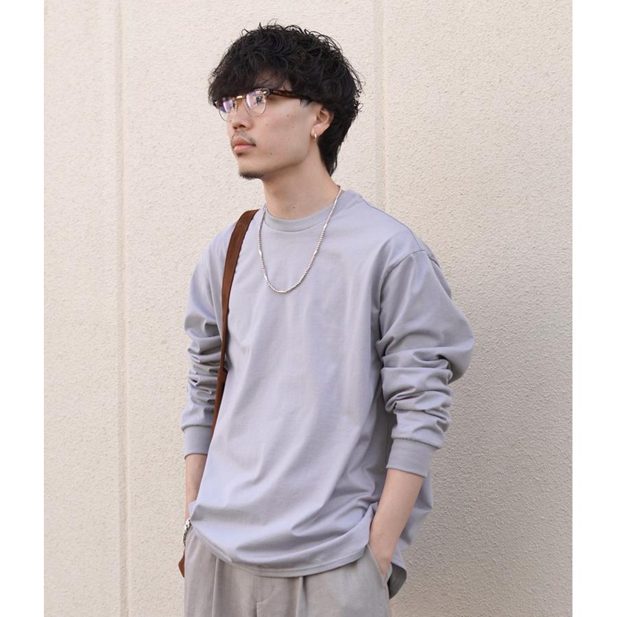 marka / マーカ ： CREW NECK L/S TEE - 40/2 organic cotton