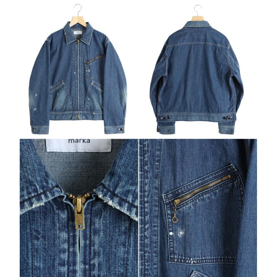 marka（マーカ） ： DENIM WORK JACKET - used washed - ： M25A