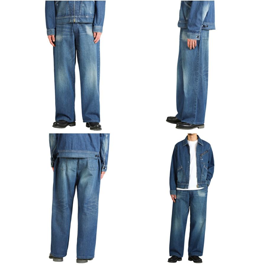 marka / マーカ ： DENIM WORK PANTS - used washed - ： M25A-11PT11Cの画像