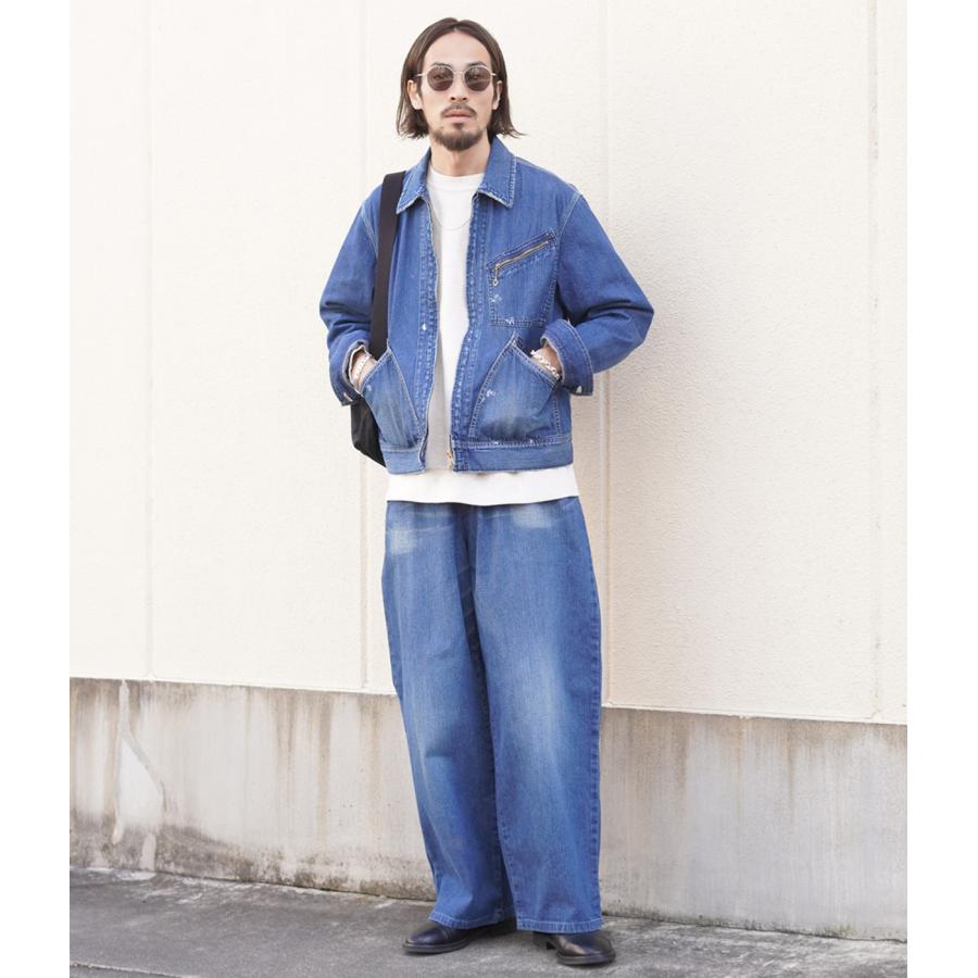 marka / マーカ ： DENIM WORK PANTS - used washed - ： M25A-11PT11Cの画像