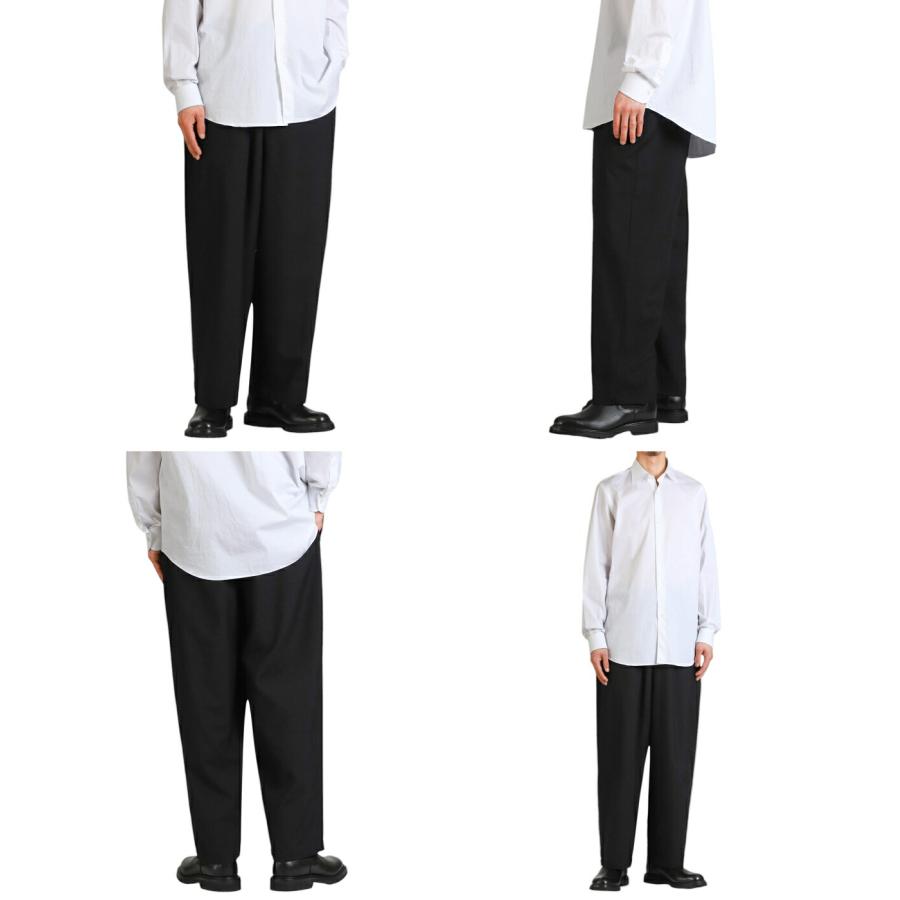 marka マーカ ： COCOON WIDE EASY PANTS - 2/72 washer wool