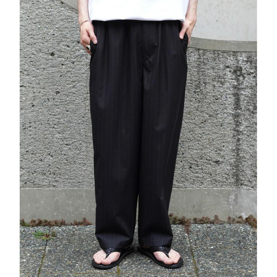 marka マーカ ： COCOON WIDE EASY PANTS - 2/72 washer wool