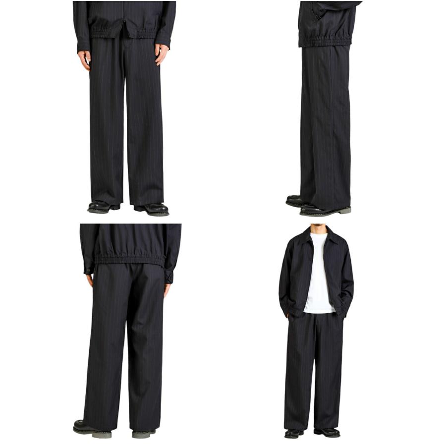 marka（マーカ） ： WIDE LEG EASY PANTS - 2/72 washer wool tropical