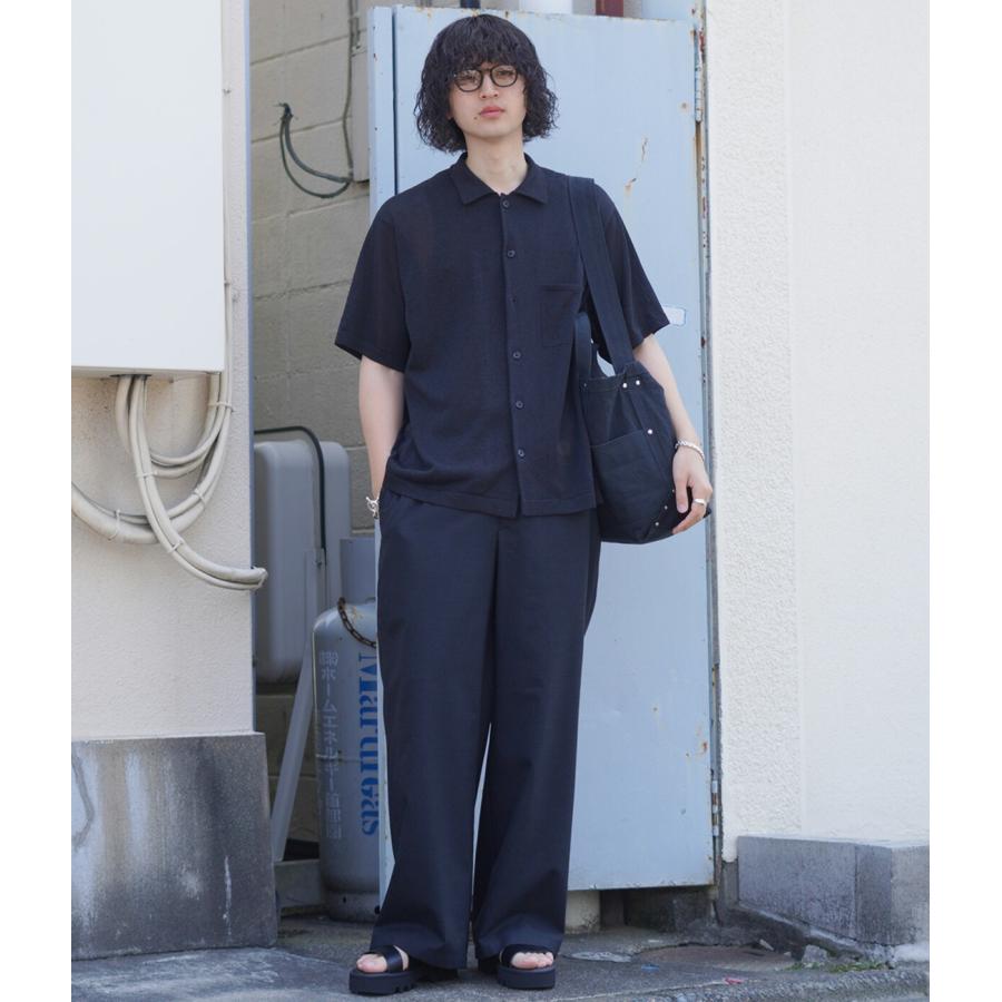 marka（マーカ） ： WIDE LEG EASY PANTS - 2/72 washer wool tropical