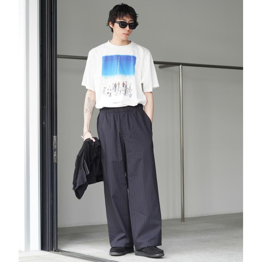 marka（マーカ） ： WIDE LEG EASY PANTS - 2/72 washer wool tropical