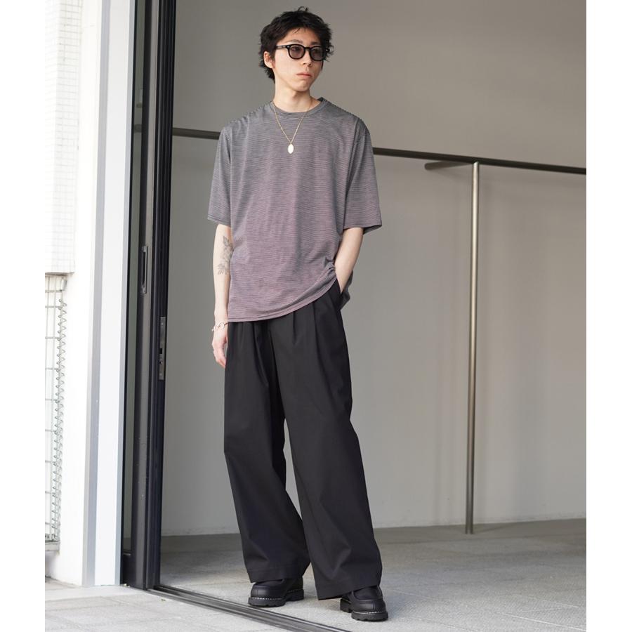marka / マーカ ： CREW NECK TEE - super 120's wool 全2色