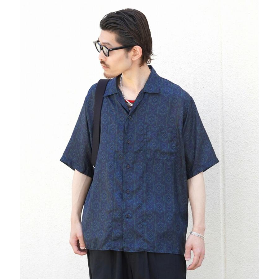 marka（マーカ） ： SILK OPEN COLLAR SHIRT / 全2色 ： M25A-22SH02B