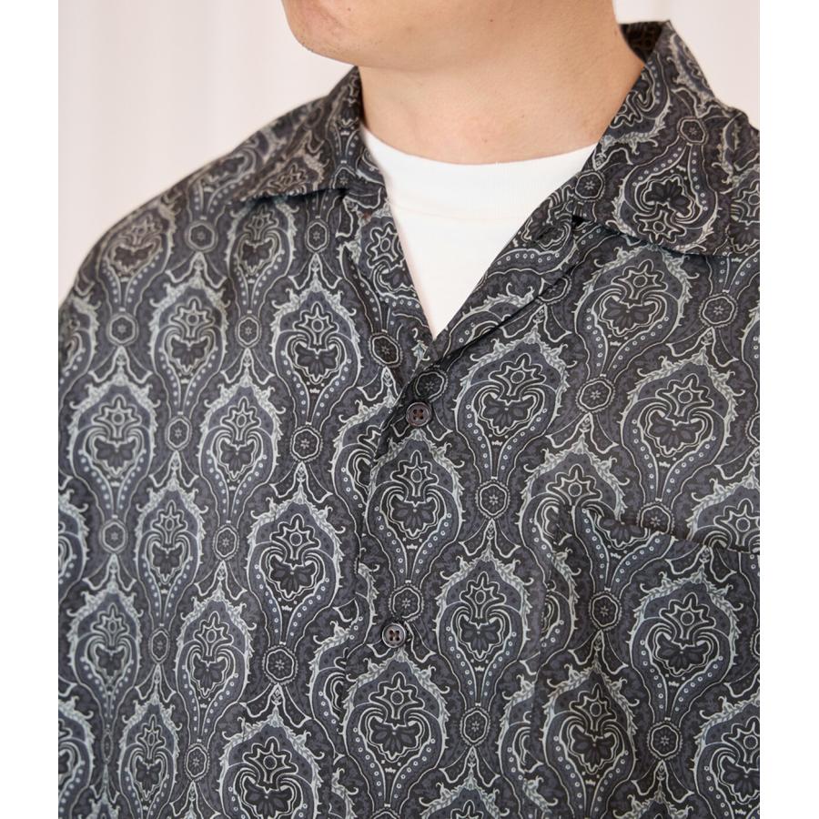 marka（マーカ） ： SILK OPEN COLLAR SHIRT / 全2色 ： M25A-22SH02B