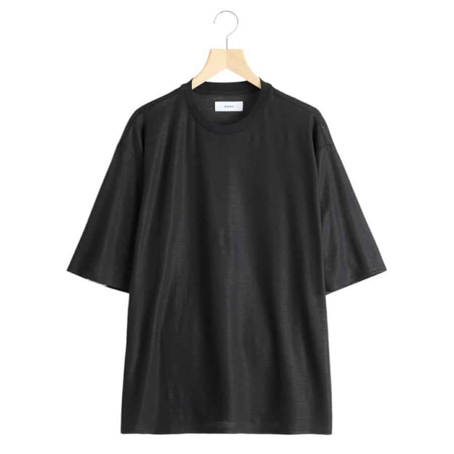 【新品未使用品】marka 25SS ラミー天竺 クルーネックT 紫 サイズ2 新品未使用品】marka 25SS ラミー天竺 クルーネックT 紫 サイズ2