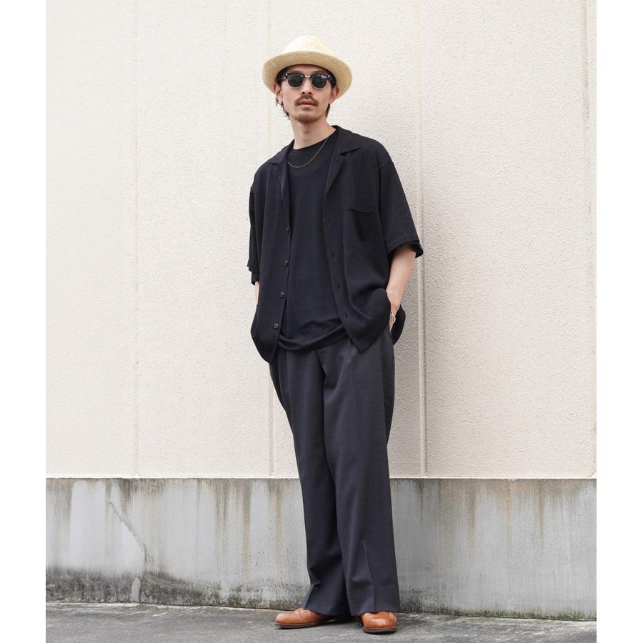 marka（マーカ） ： CREW NECK TEE - RAMIE KNIT - / 全2色： M25B