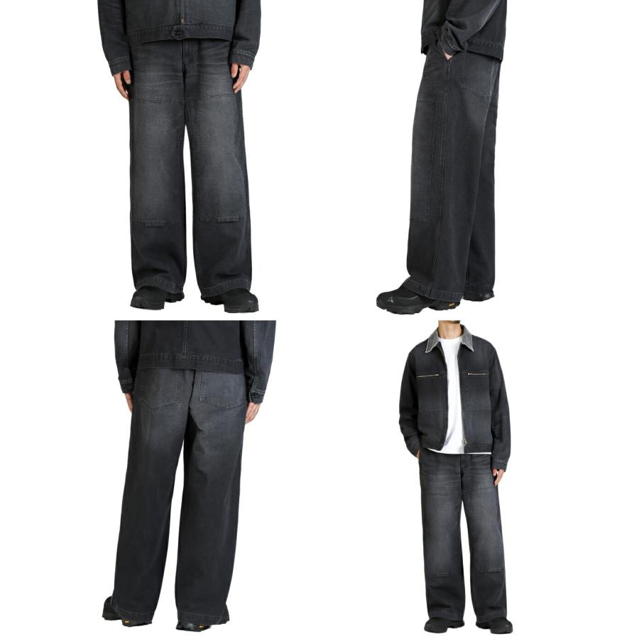 marka / タグ付/Double Knee Pants/ストレートパンツ/3/ブラック/M25C01PT01C marka（マーカ） ： DOUBLE KNEE PANTS -ORGANIC COTTON DUCK- / 全2色