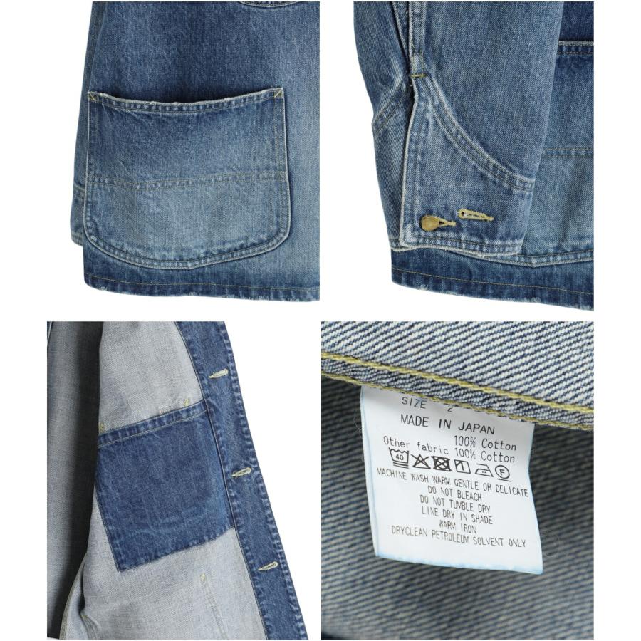 marka / マーカ ： COVERALL JACKET -ORGANIC COTTON 13.5oz SELVEDGE DENIM- ： M25C02BL01Cの画像