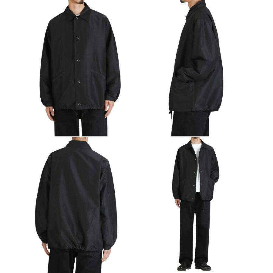 極美品 2025✨marka ウールシルク高密度タイプライター コーチジャケット ウールシルク高密度タイプライター / コーチジャケット, Chambray