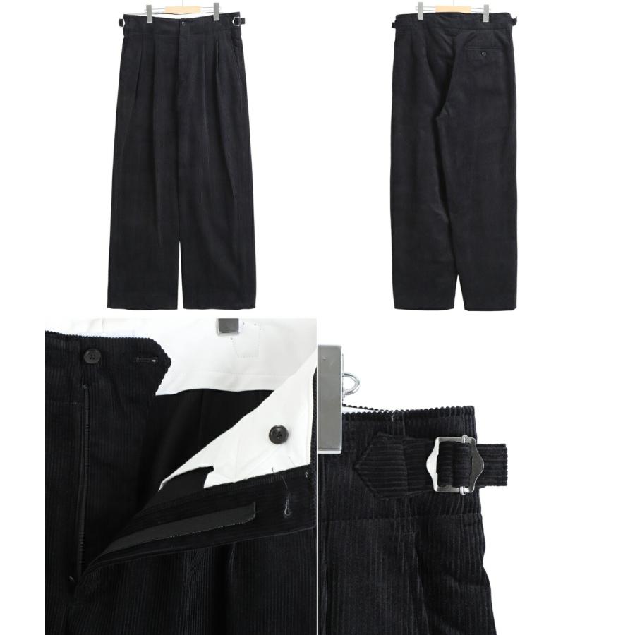 marka（マーカ） ： TWO TUCK MILITARY TROUSERS -ORGANIC COTTON 8
