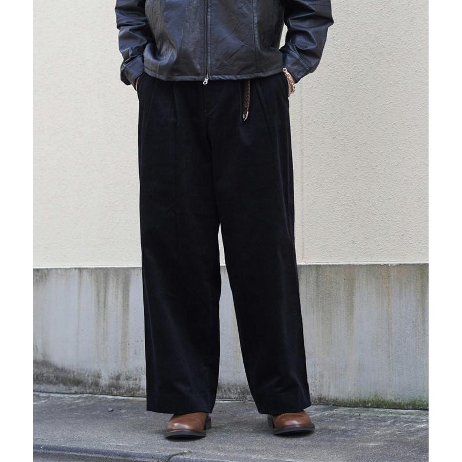 marka（マーカ） ： TWO TUCK MILITARY TROUSERS -ORGANIC COTTON 8