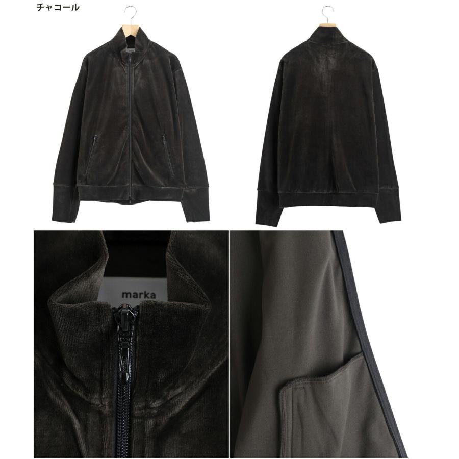 marka / マーカ ： FULL ZIP TRACK JACKET -30/- ORGANIC COTTON VELOUR- / 全2色 ： M25C19CS01C | marka | 03