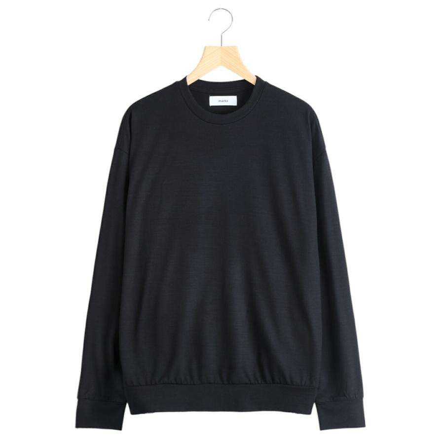 トップス marka 2/72 WOOL SINGLE JERSEY WASHABLE 2 marka（マーカ） ： CREW NECK -2/72 WOOL SINGLE JERSEY WASHABLE