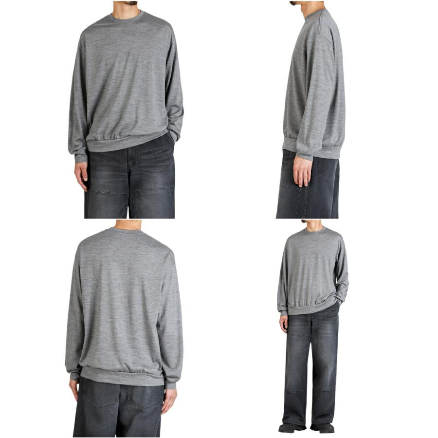 marka（マーカ） ： CREW NECK -2/72 WOOL SINGLE JERSEY WASHABLE