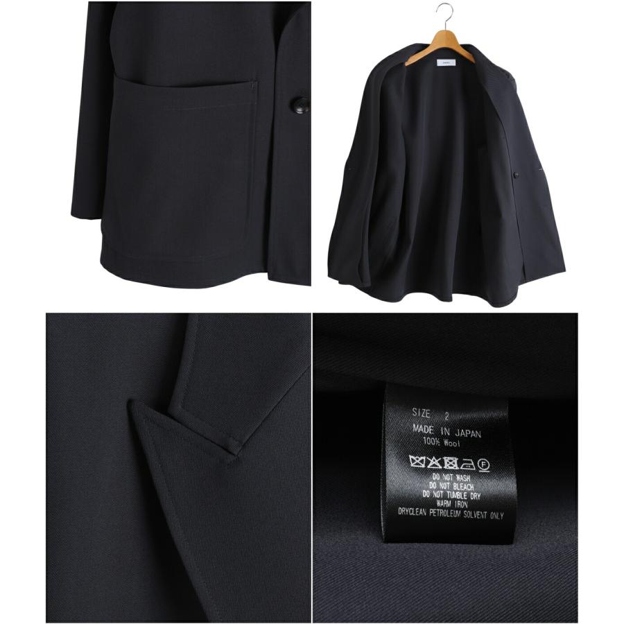 marka（マーカ） ： W.B JACKET LOOSE FIT -2/60 WASHER WOOL