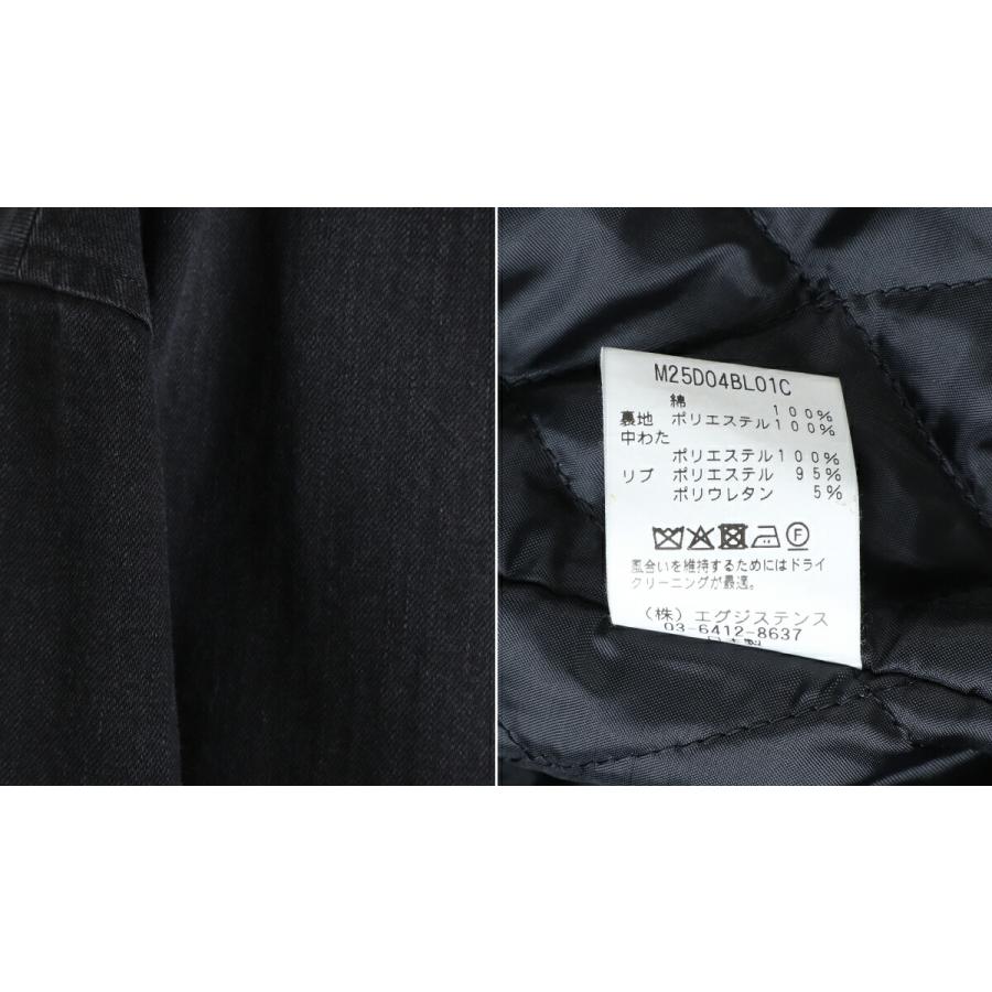 marka / マーカ ： PUFFED DENIM BOMBER JACKET -ORGANIC COTTON 12oz DENIM- ： M25D04BL01Cの画像