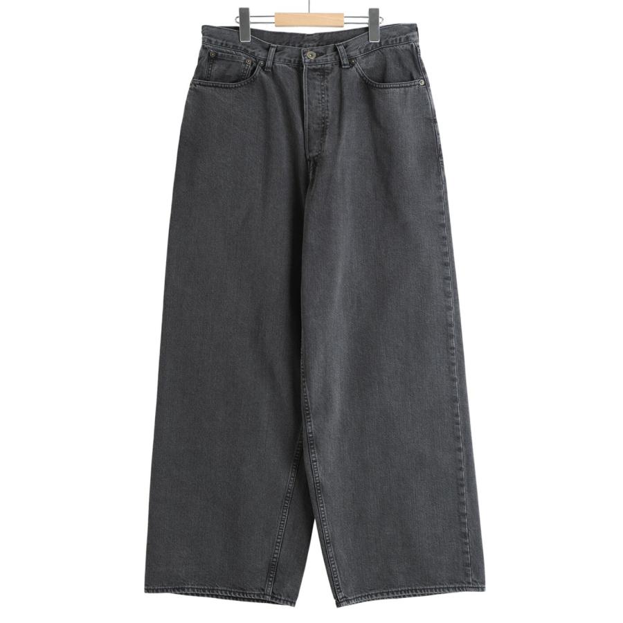 marka（マーカ） ： BAGGY JEANS / FADED BLACK -ORGANIC COTTON 12oz