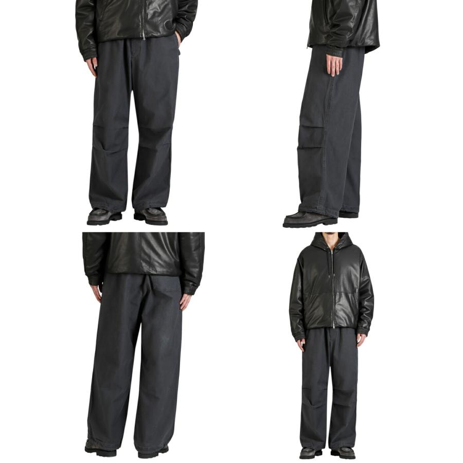 marka（マーカ） ： WIDE OVER PANTS -ORGANIC COTTON BACK SATIN