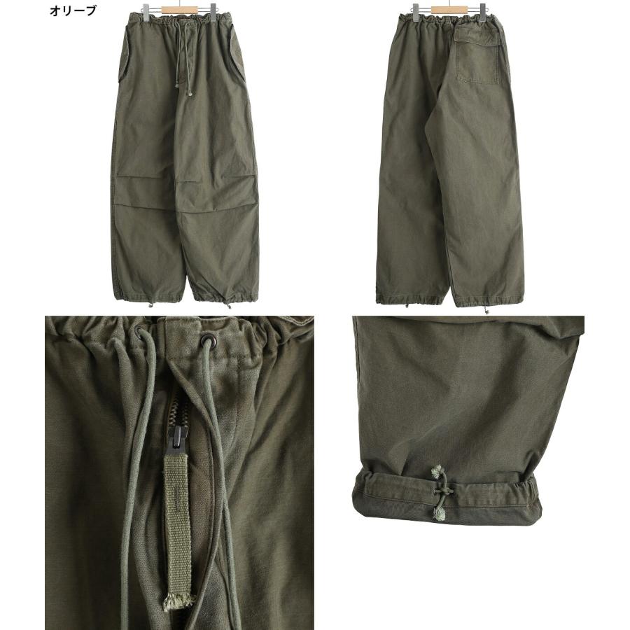 marka（マーカ） ： WIDE OVER PANTS -ORGANIC COTTON BACK SATIN