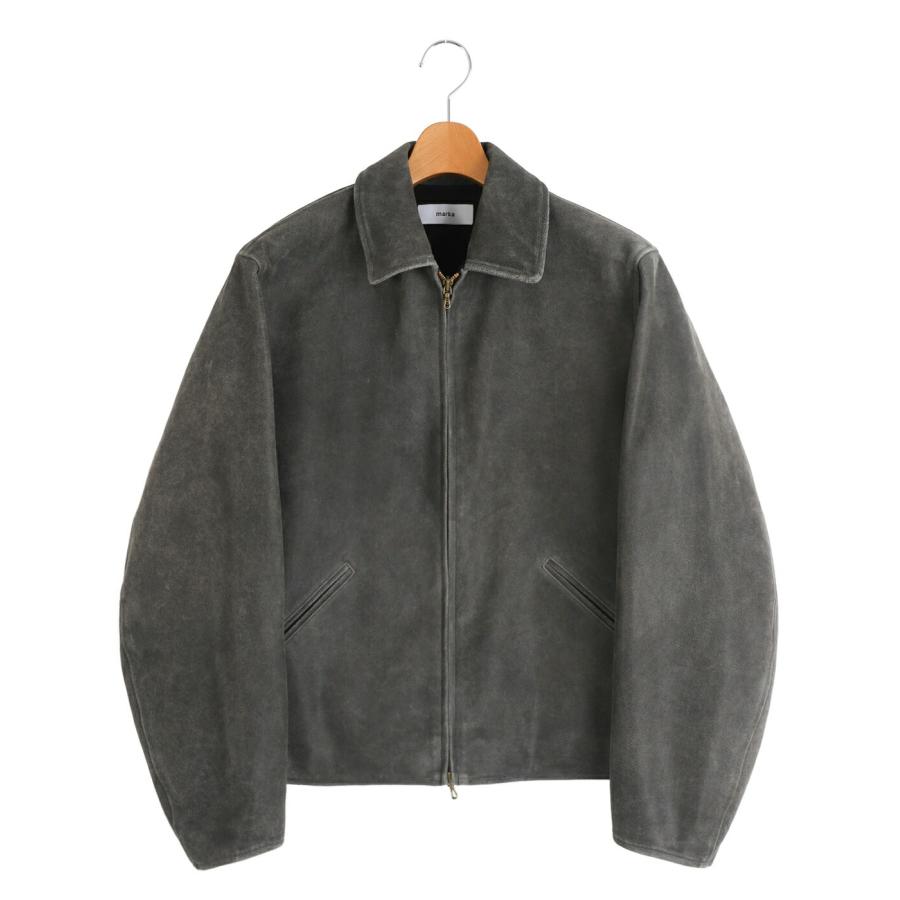 marka / マーカ ： LEATHER SPORTS JACKET -CRACKED GOAT LEATHER