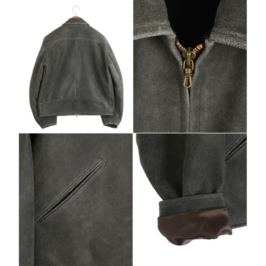 ジャケット・アウター marka LEATHER SPORTS JACKETCRACKED GOAT marka / マーカ ： LEATHER SPORTS JACKET -CRACKED GOAT LEATHER