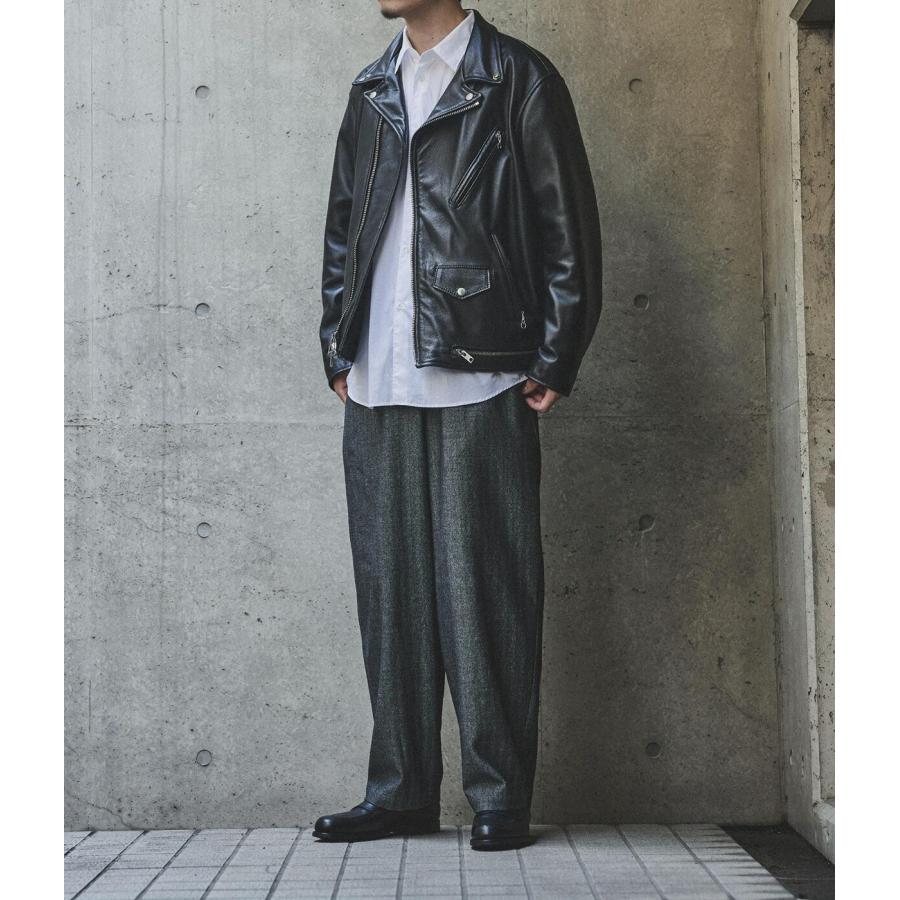marka / マーカ ： 別注 Schott x marka for ARKnets DOUBLE RIDERS JACKET ： M25F30BL01C | marka | 02