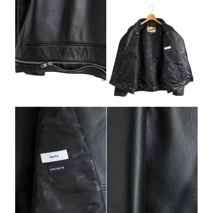 marka / マーカ ： 別注 Schott x marka for ARKnets DOUBLE RIDERS JACKET ： M25F30BL01C | marka | 05