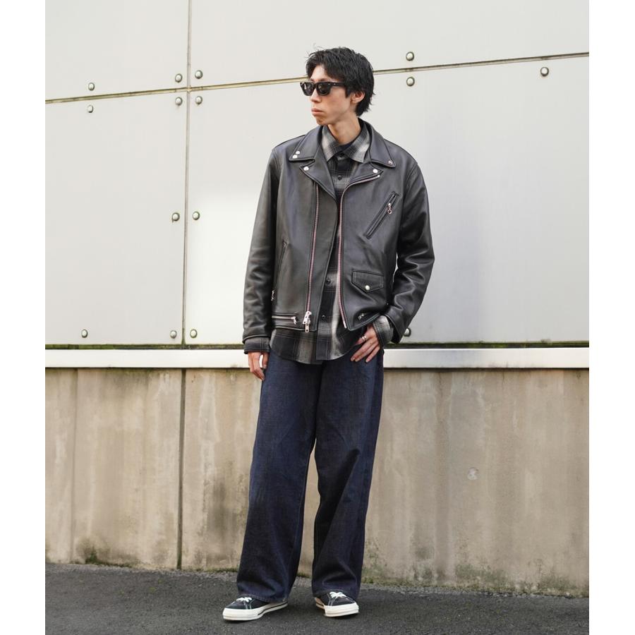 marka / マーカ ： 別注 Schott x marka for ARKnets DOUBLE RIDERS JACKET ： M25F30BL01C | marka | 08