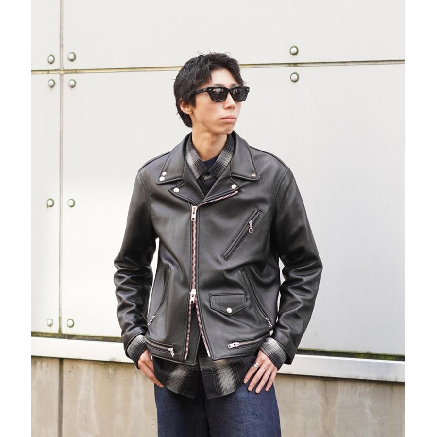 marka / マーカ ： 別注 Schott x marka for ARKnets DOUBLE RIDERS JACKET ： M25F30BL01C | marka | 09