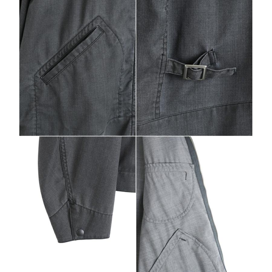 marka（マーカ） ： WORK JACKET -WASHABLE 2/72 WOOL GABARDINE