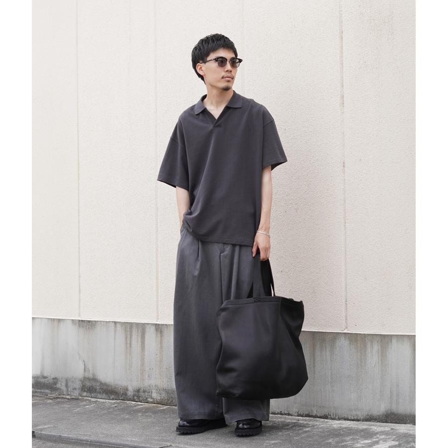 marka（マーカ） ： TWO TUCK BUGGY TROUSERS -WASHABLE 2/72 WOOL