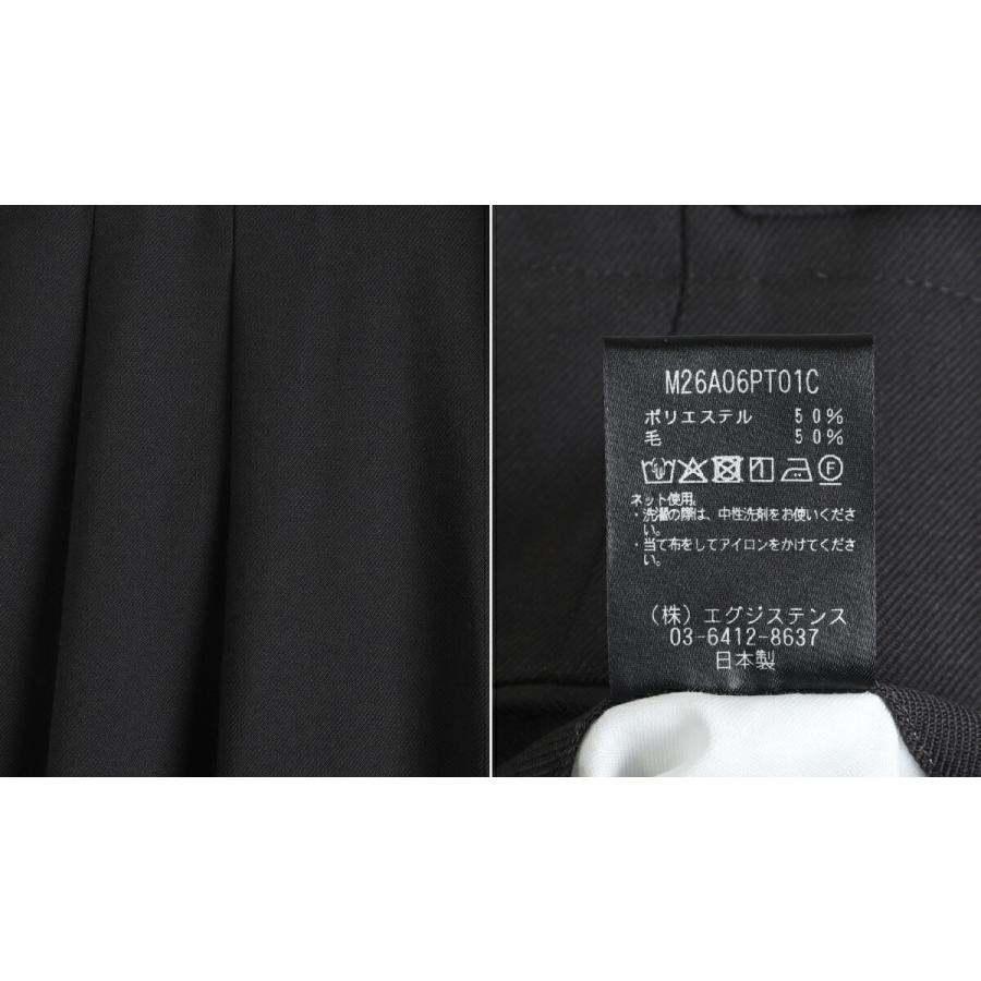marka / マーカ ： TWO TUCK MILITARY TROUSERS -RECYCLED POLYESTER NON-MULESED WOOL GABARDINE- / 全3色 ： M26A06PT01Cの画像