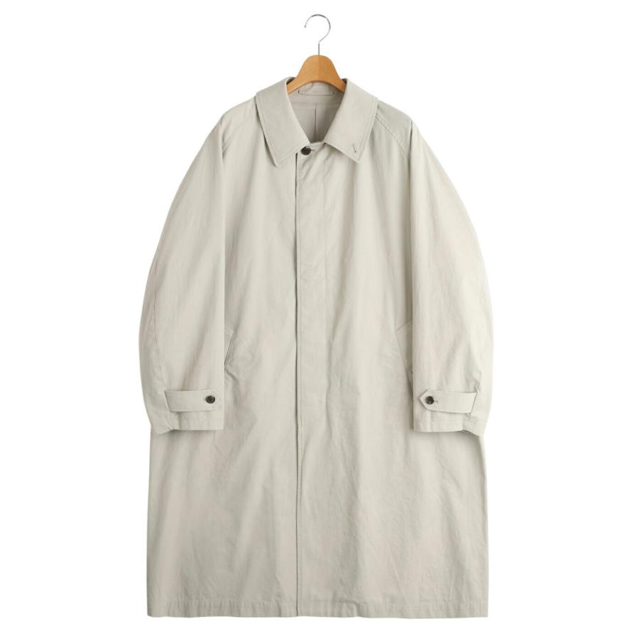 ジャケット・アウター MARKAWAREORGANIC COTTON  CUPRO GABERDINE marka（マーカ） ： RAGLAN SLEEVE COAT -ORGANIC COTTON GABARDINE