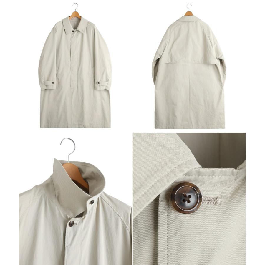 marka / マーカ ： RAGLAN SLEEVE COAT -ORGANIC COTTON GABARDINE- ： M26A07CO01Cの画像