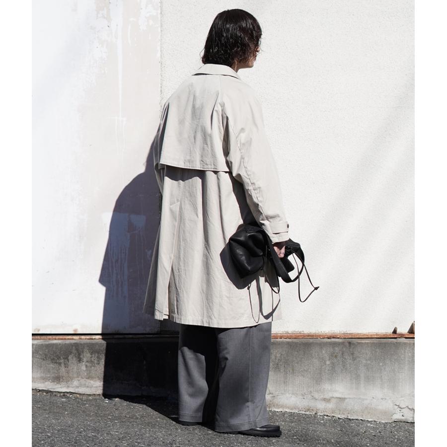 marka（マーカ） ： RAGLAN SLEEVE COAT -ORGANIC COTTON GABARDINE