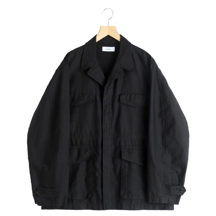 marka（マーカ） ： MILITARY JACKET -LINEN x ORGANIC COTTON x SILK
