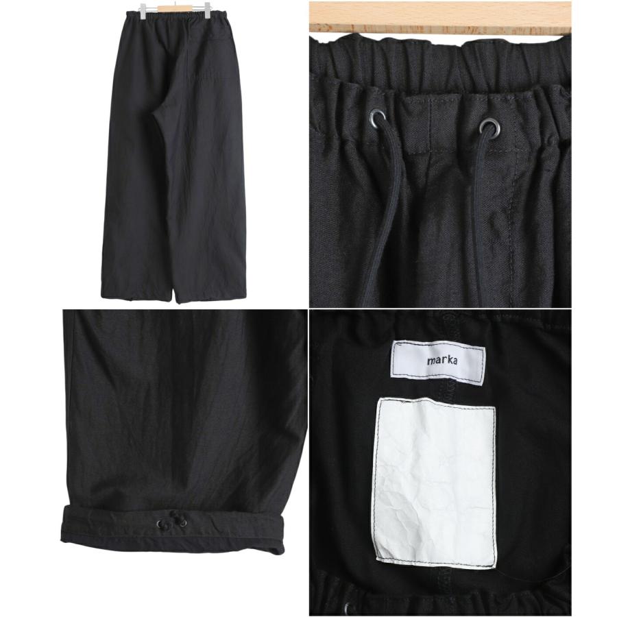 marka / マーカ ： WIDE OVER PANTS -LINEN x ORGANIC COTTON x SILK LIGHT MOLESKIN- ： M26A09PT01Cの画像