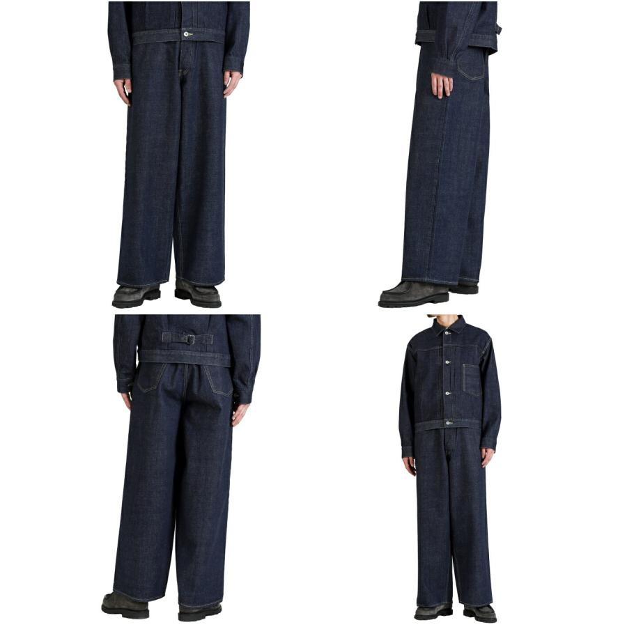 marka /マーカ ：BAGGY JEANS -ORGANIC COTTON 13.5oz SELVEDGE DENIM- ： M26A10PT01Cの画像