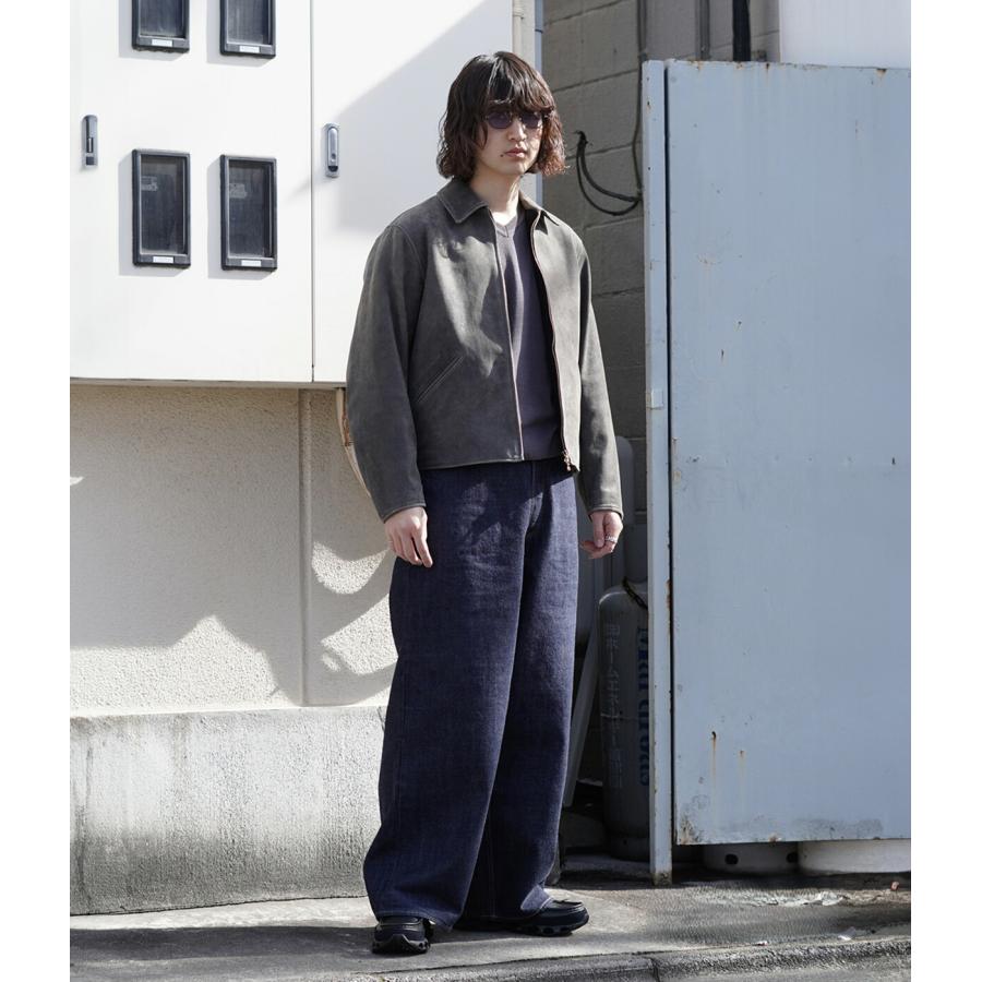 marka /マーカ ：BAGGY JEANS -ORGANIC COTTON 13.5oz SELVEDGE DENIM- ： M26A10PT01Cの画像
