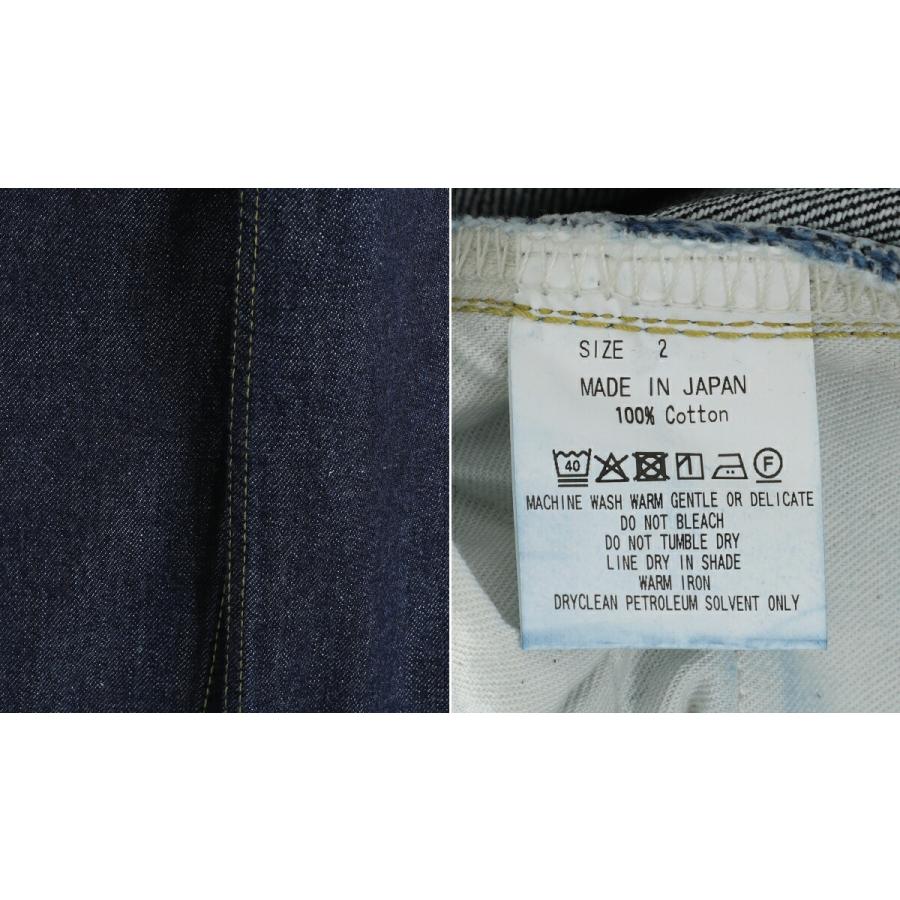 marka / マーカ ： CLEAN CYLINDER FIT JEANS -ORGANIC COTTON 13.5oz SELVEDGE DENIM- ： M26A10PT02Cの画像